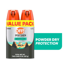 OFF! Family Care Smooth and Dry 15% Deet Insect Repellent I Aerosol Value Pack, 4 oz, 2 Count - USA MEGA SHOP