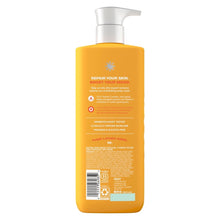 OLLY body wash bottle back label: Repair Your Skin; dermatologist tested