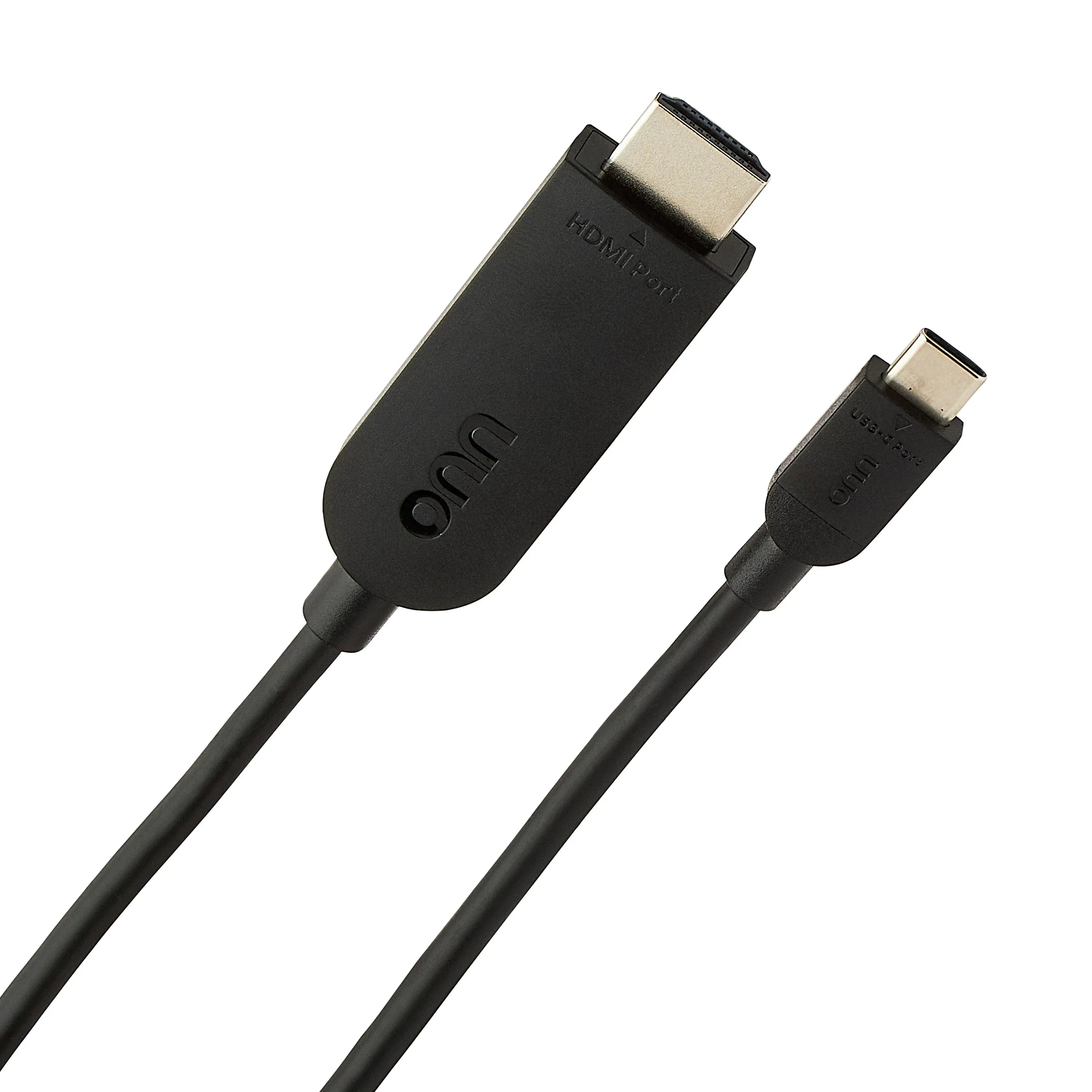 onn. USB-C to HDMI Cable (6 Feet / 1.8m), 4K Video & Audio Output for Laptop, Tablet, Phone to TV, Monitor, Projector