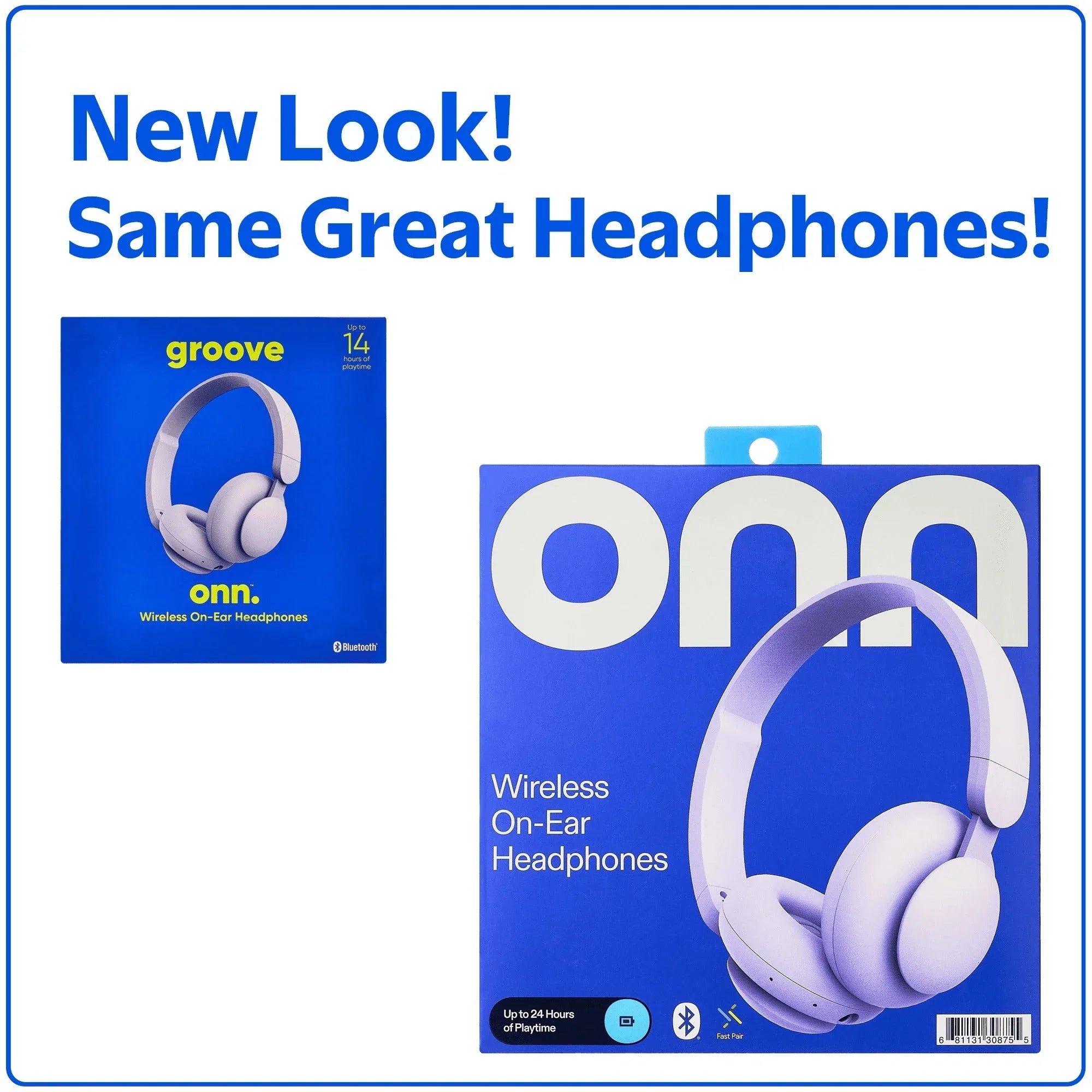onn Wireless On-Ear Headphones - USA MEGA SHOP