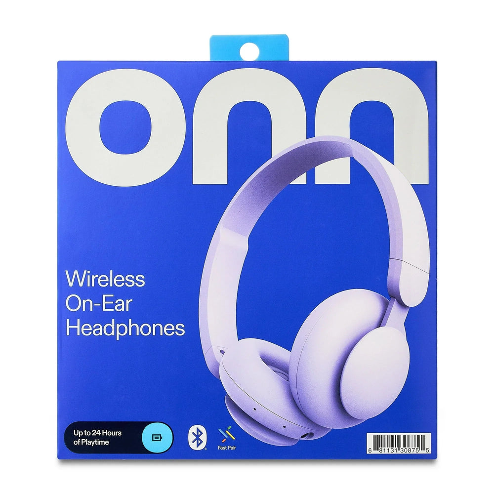 onn Wireless On-Ear Headphones - USA MEGA SHOP