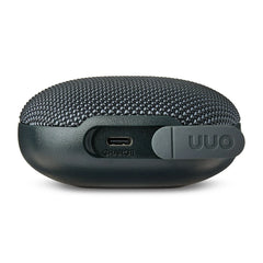 onn Mini Rugged Speaker with Bluetooth Wireless Technology, Gray - USA MEGA SHOP