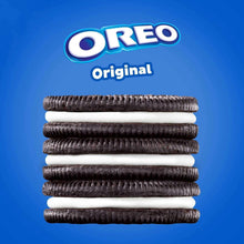 OREO Original chocolate sandwich cookies stack with cream filling