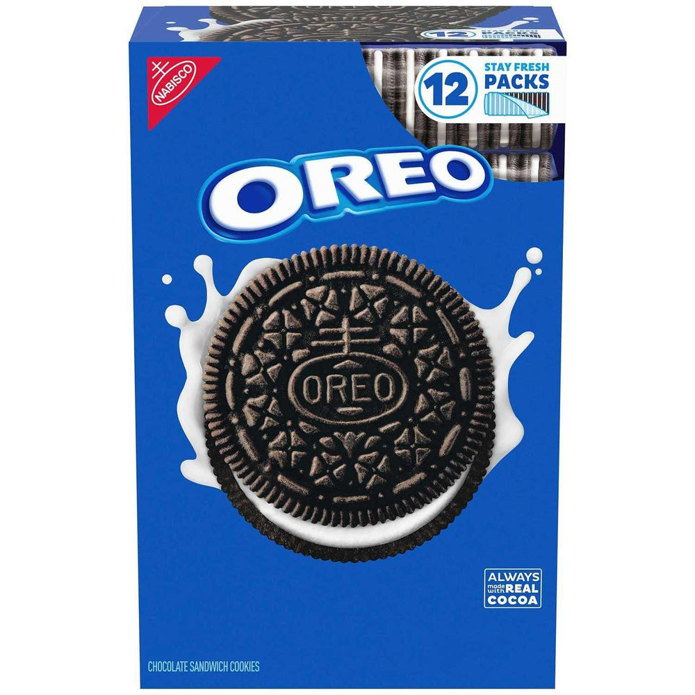 OREO Chocolate Sandwich Cookies, 5.23 oz., 12 pk. - USA MEGA SHOP