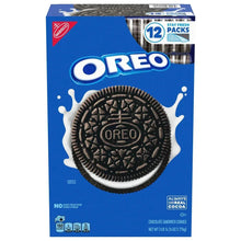 OREO chocolate sandwich cookie pack with 12 stay fresh packs