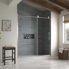 OVE Decors Renfrew Frameless Soft-close Sliding Shower Door - USA MEGA SHOP