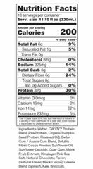OWYN 32g Pro Elite Protein Shake, Chocolate, 11.15 fl oz, 18-pack