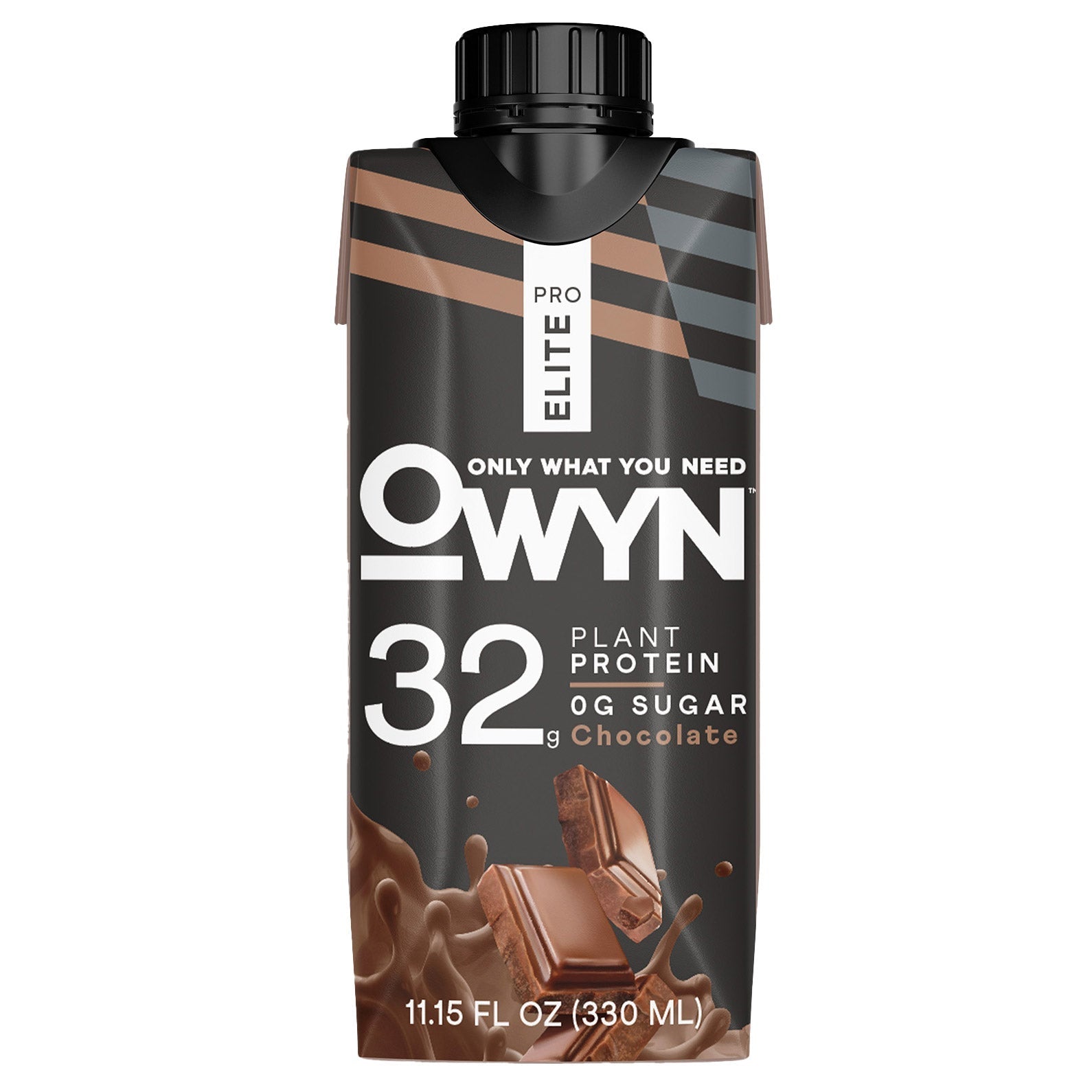 OWYN 32g Pro Elite Protein Shake, Chocolate, 11.15 fl oz, 18-pack