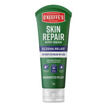 O’Keeffe’s Skin Repair body cream tube, green label, 7 oz eczema relief