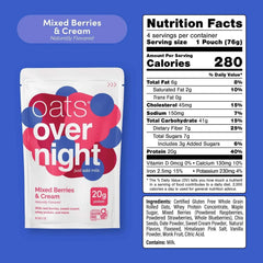 Oats Overnight High Protein Oatmeal Shake Variety Pack, 8 pk. - USA MEGA SHOP