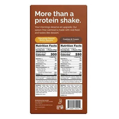 Oats Overnight Variety Pack, 20g Protein Shake, Cookies & Cream & Chocolate Peanut Butter Banana (14-pack + BlenderBottle)
