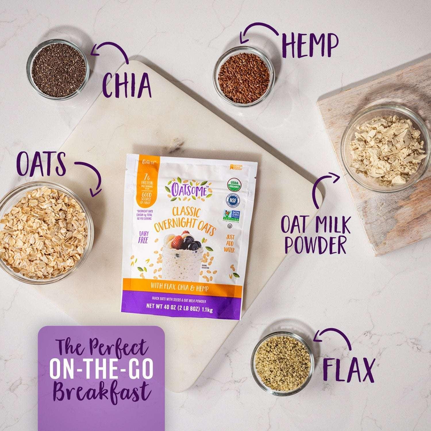 Oatsome Classic Overnight Oats, 2.5 lbs.