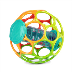 Oball Easy Grasp Rollin' Rainstick Rattle Cause & Effect Infant Toy, Unisex, 6 Inches
