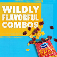 Ocean Spray Mango Cran Snack Medley pouch with fruit pieces