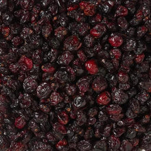 Close-up of whole dried cranberries