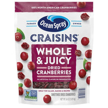 Ocean Spray Craisins whole & juicy dried cranberries pouch, 64 oz