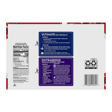 Jellied cranberry sauce box back with nutrition facts and recipe info