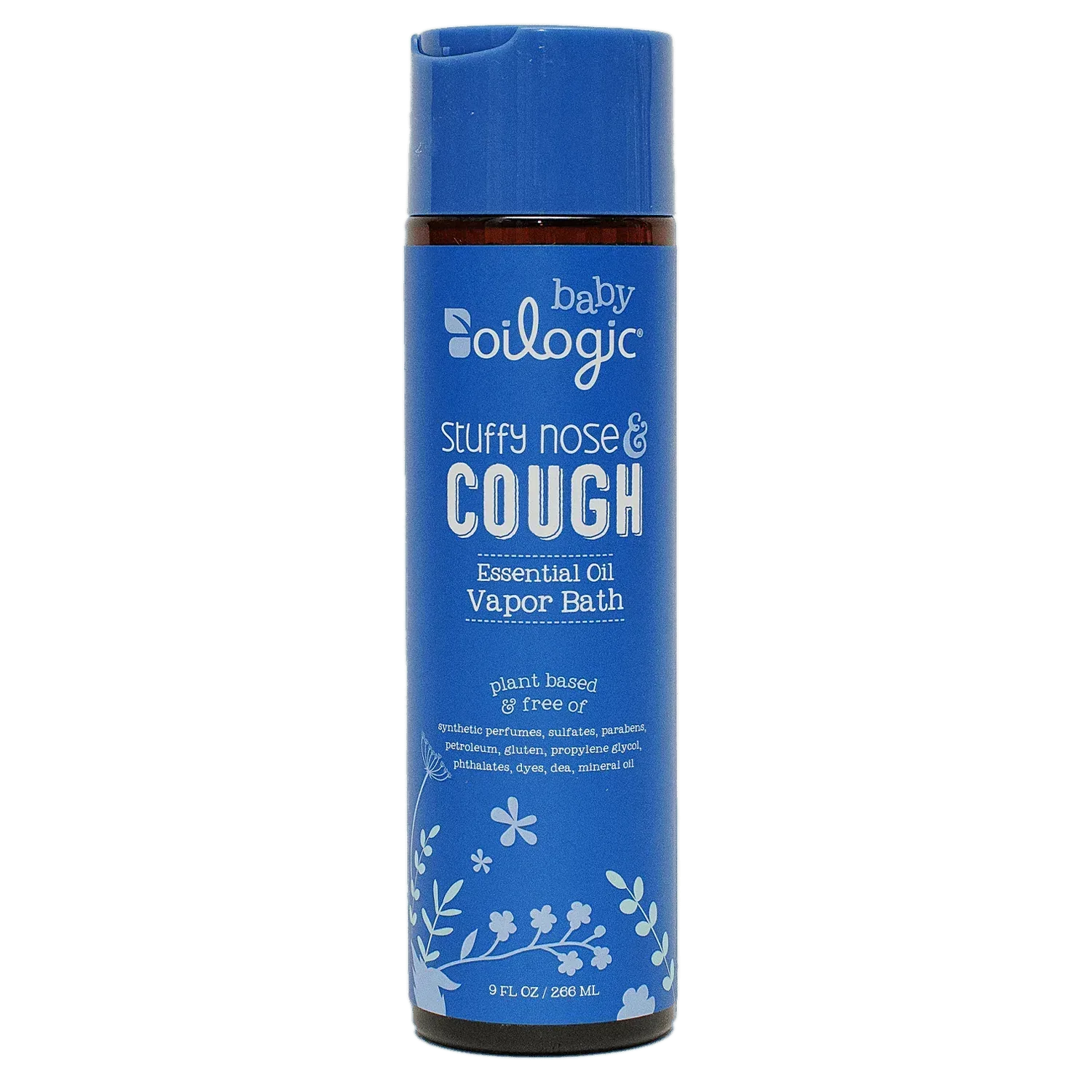 Oilogic Stuffy Nose & Cough Essential Oil Vapor Bath for Baby, 9 oz