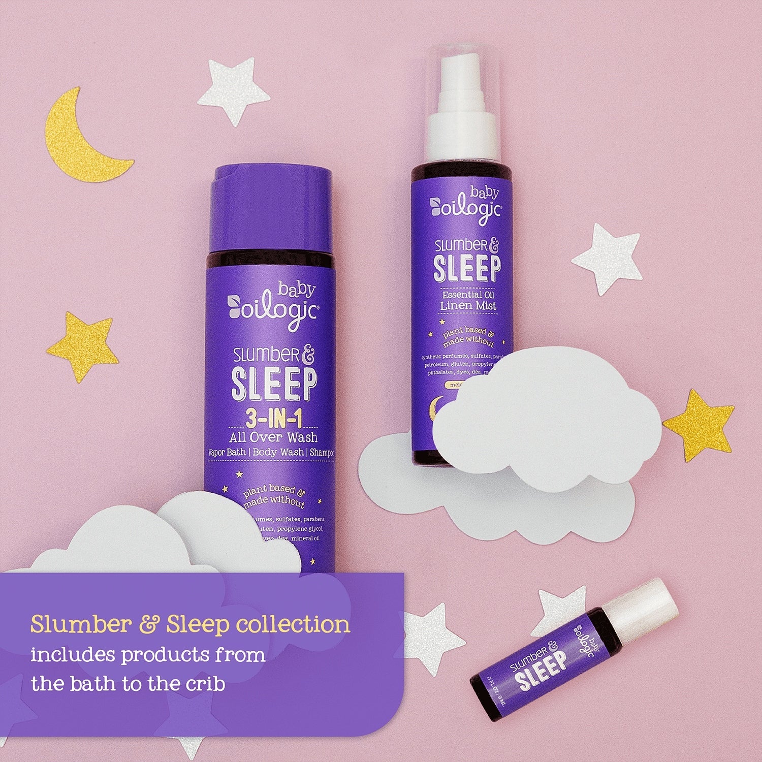 Oilogic Slumber & Sleep Essential Oil Linen Spray, Baby Sleep Spray, 4 fl oz