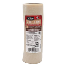 5-inch stuffed dry chew bone, bacon & cheese flavor, in tube package