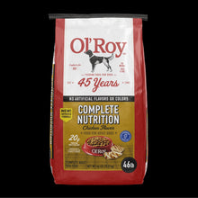 Ol' Roy Complete Nutrition chicken flavor dry dog food bag, 46 lb