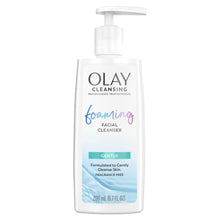 Olay foaming facial cleanser pump bottle, gentle; 200 ml (6.7 fl oz)