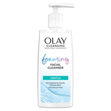 Olay foaming facial cleanser pump bottle, gentle formula, 6.7 fl oz