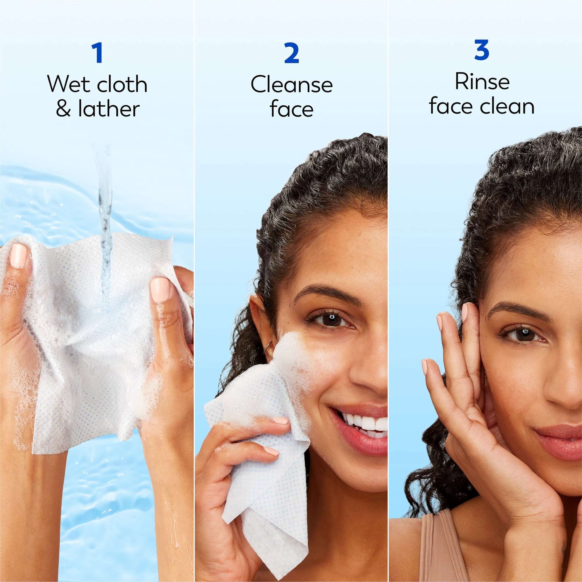 Olay Daily Facials Deeply Purifying Cleansing Cloths, Gentle Makeup Remover, Fragrance-Free, 66 Count