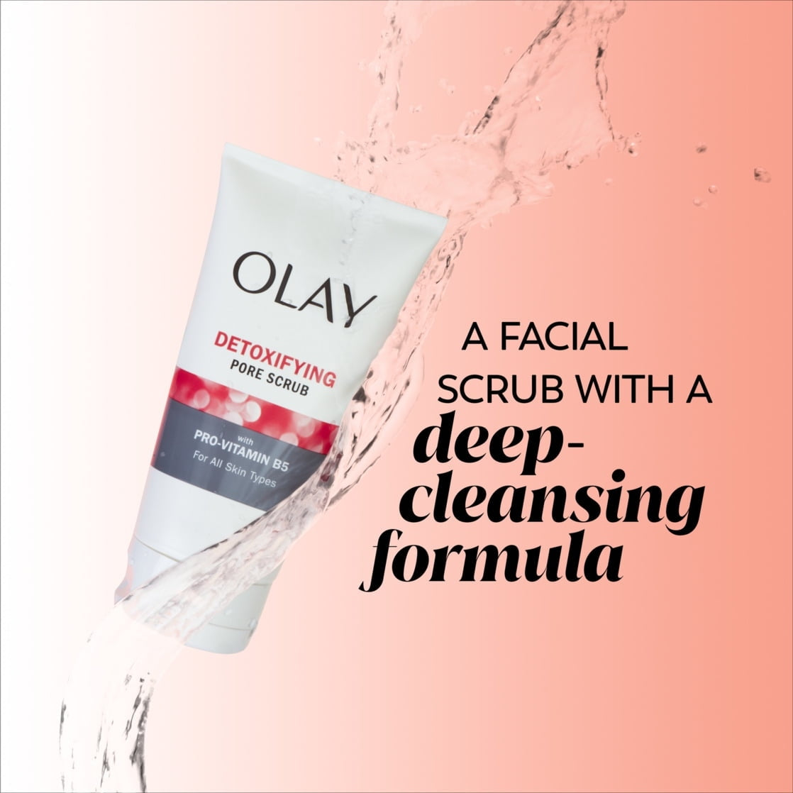 Olay Regenerist Detoxifying Face Wash Pore Scrub, 5.0 fl oz