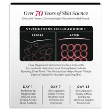 Skincare product box with before-and-after skin strength results