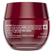 OLAY Regenerist Micro-Sculpting Cream jar back with directions and 48 g net wt