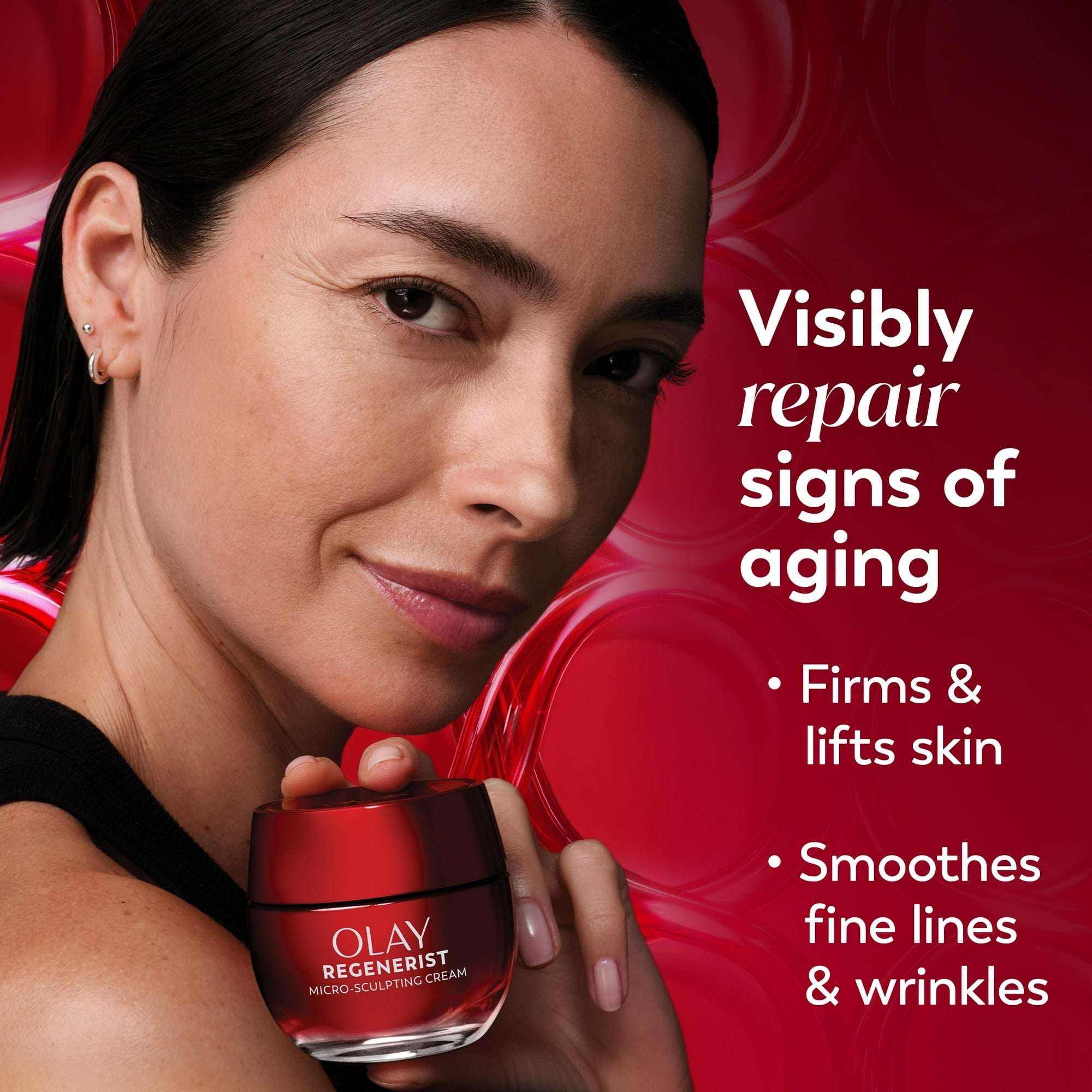 OLAY REGENERIST Anti-Aging Face Cream, Hydrating, Anti-Wrinkle, Firming Moisturizer, Skin Care with Triple Collagen Peptide & Niacinamide