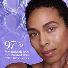 Facial moisturizer with smooth, hydrated finish across cheek and jaw