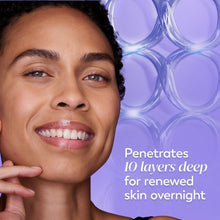 Skincare cream applied around mouth and cheek with soft, hydrated look