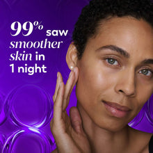Olay Regenerist Retinol 24 night repairing cream applied to face, hands smoothing skin.