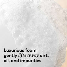 Olay foaming face cleanser rich foam with bubble texture
