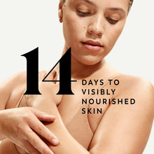 Body wash foam spread on chest and shoulder with hands
