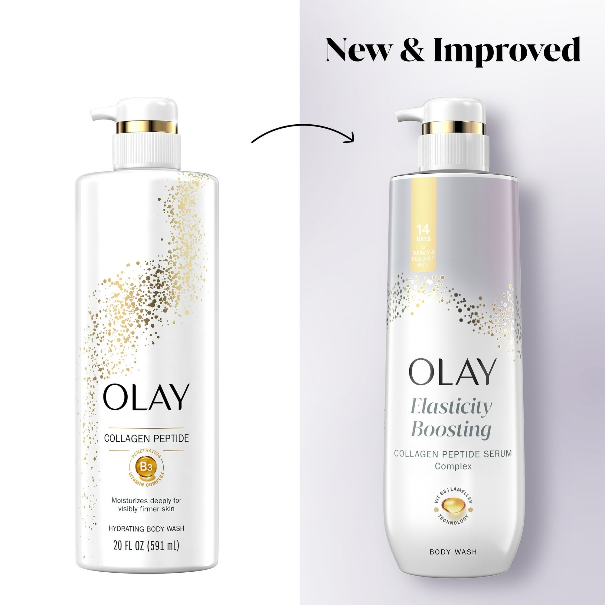 Olay Firming Body Wash for Women, Collagen, 20 fl oz