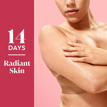 Body wash application with foamy lather on arm and shoulder