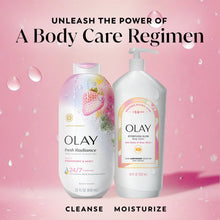 Olay Fresh Radiance body wash bottles for a body care routine