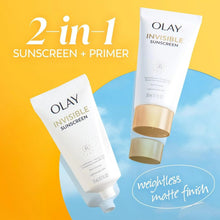 2-in-1 sunscreen and primer tubes with weightless matte finish