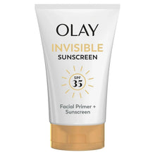 SPF 35 facial primer sunscreen tube with gold cap