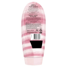Olay body wash bottle back panel with barcode and product information