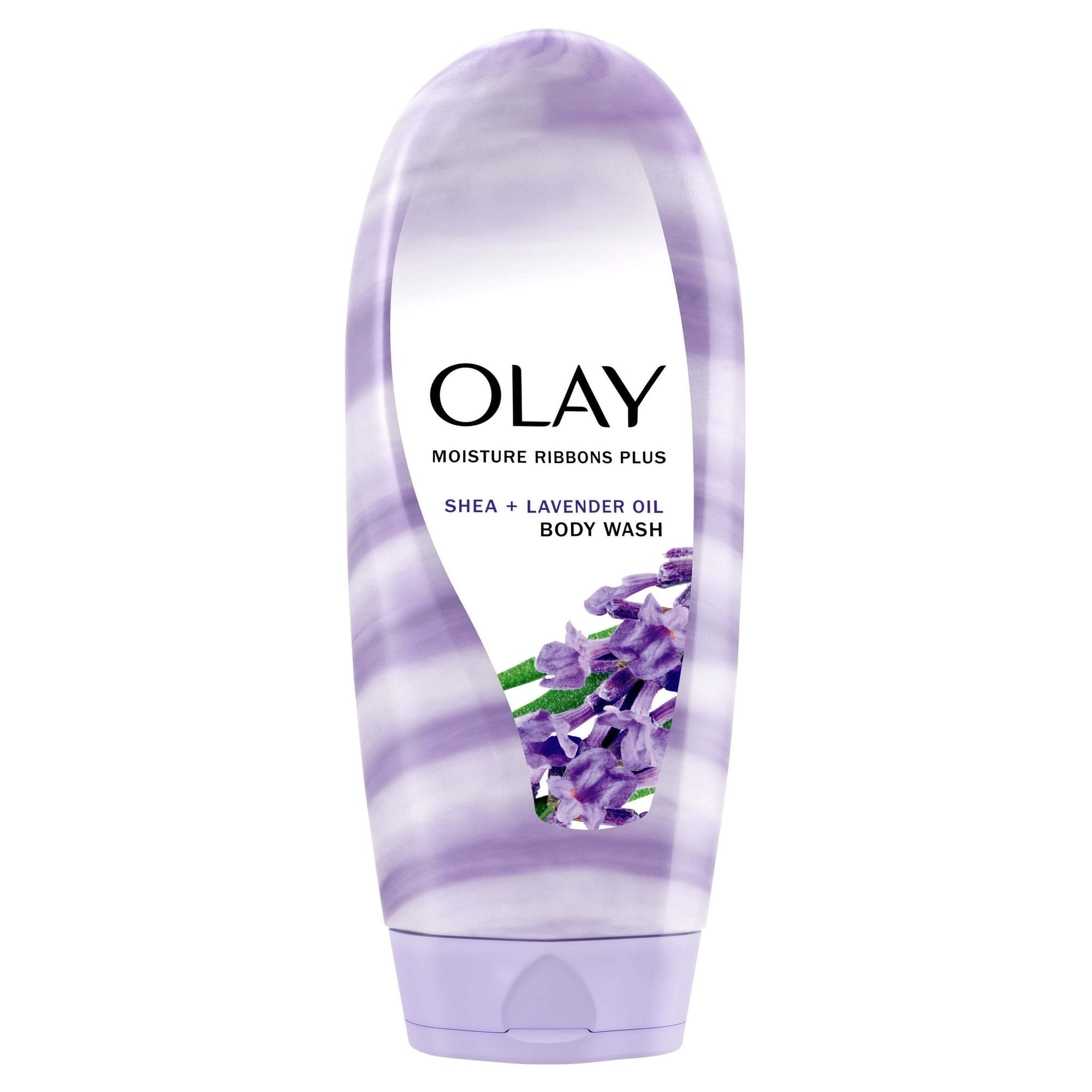 Olay Moisture Ribbons Women's body Wash, Shea + Lavender Oil, 18 fl oz