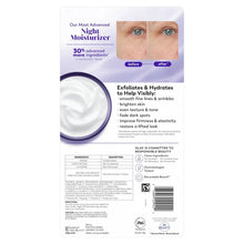 Olay Pro Advanced Retinol night moisturizer box back label panel