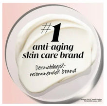 Anti-aging face cream swirl in glass dish