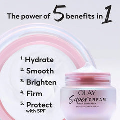 Olay Super Cream with Sunscreen, SPF 30, 1.7 oz., 2 pk.