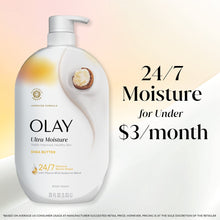 Olay Ultra Moisture body wash bottle with pump, 24/7 moisture for under $3