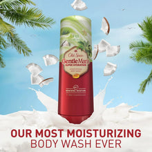 Old Spice Gentle Man's body wash bottle with green cap