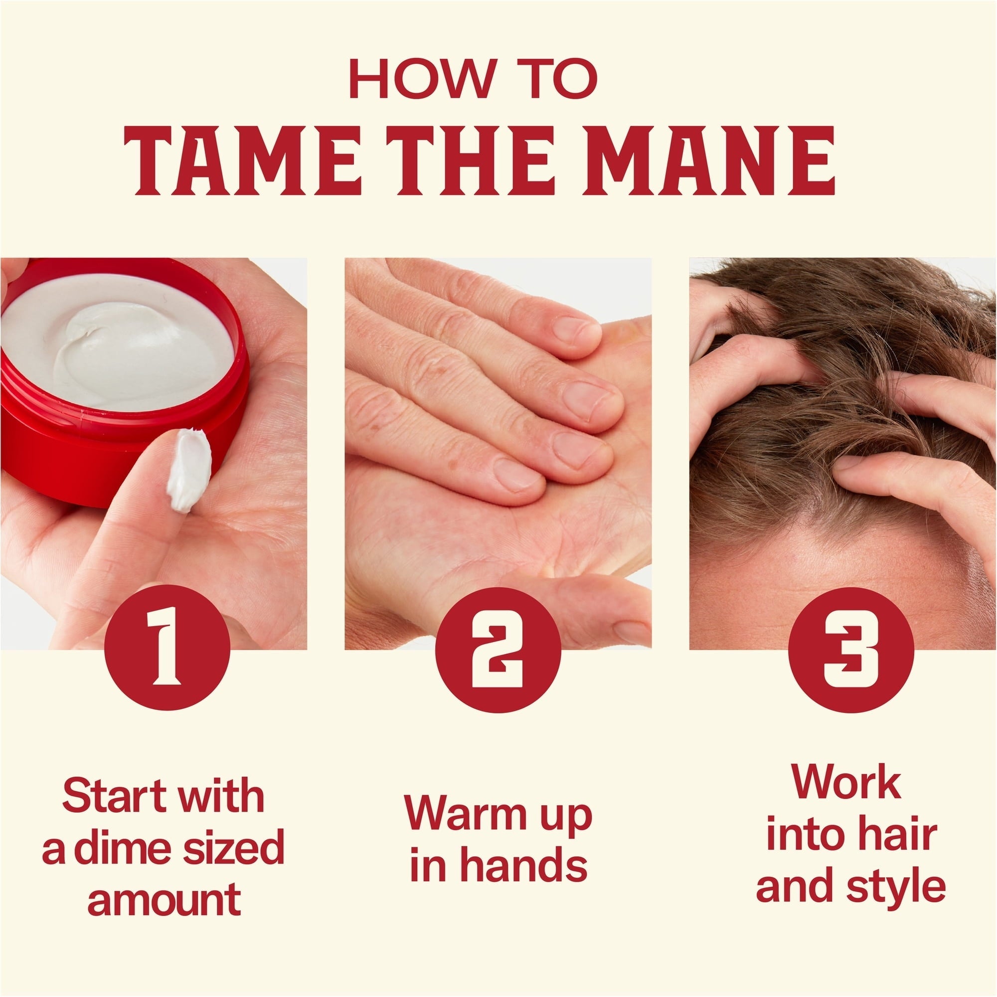 Old Spice Lightweight Cream for Men, Healthy and Strong with Vitamin E and Biotin, Men's Hair Styling Lightweight Cream, Low-Medium Hold, Matte Finish, 2.22 oz (PACK OF 3 )